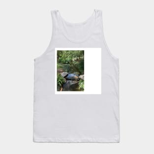 zen garden in water stream ecopop tx park Tank Top